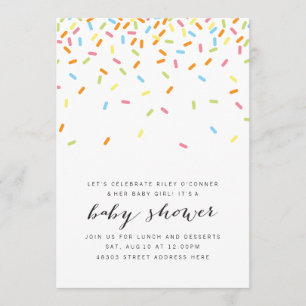 Convite Sweet Baby Sprinkle Invite