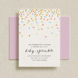 Convite Sweet Baby Sprinkle Invite