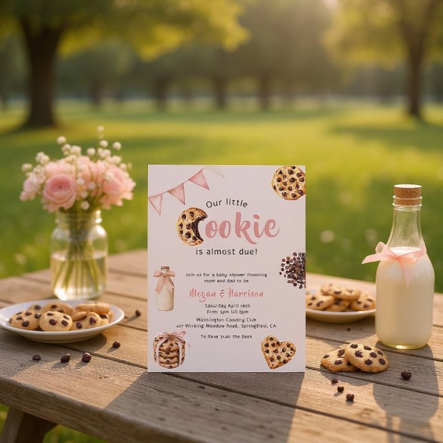 Convite Sweet Cookie Baby Shower Invitation for Couples (Criador carregado)