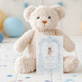 Convite Sweet Little Mouse Baby Shower Invitation
