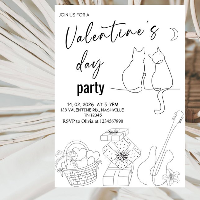 Convite Sweet Love Valentine’s Day Event Party (Criador carregado)