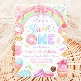 Convite Sweet One Birthday Invitation, 1st Birthday Invite