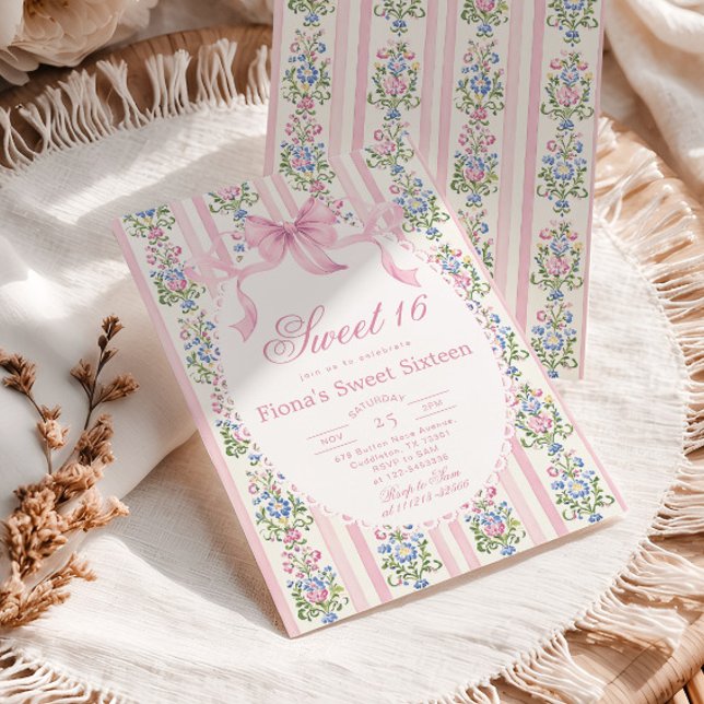 Convite Sweet Sixteen Love Shack Grandmillennial Birthday (Criador carregado)