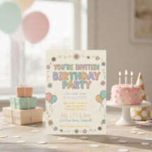 Sweet & Sunny Retro Felt Letters 1st Birthday