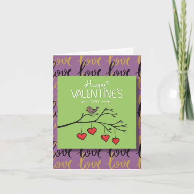 Convite Sweet Valentine's Day Card for him or her  (Frente)
