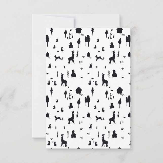 Convite Sweet winter tarjeta invitación (Frente)