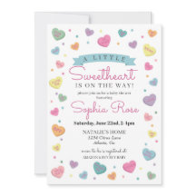 Swetheart Candy chá de fraldas de fevereiro para R