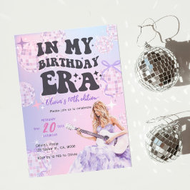 Convite Swiftie inspirada no meu aniversário de invit