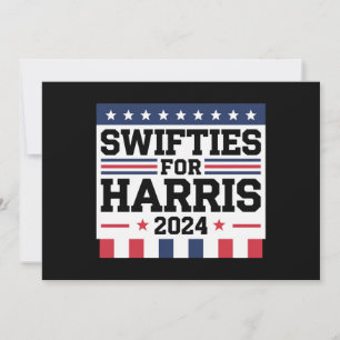 Convite Swifties para Kamala Harris 2024 Apoio à Votação