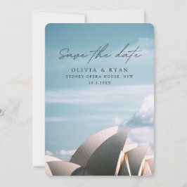 Convite Sydney Opera House Casamento Salve a Data