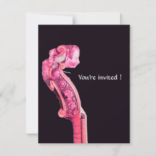 Convite SYMPHONIA / MÚSICA CLÁSSICA ,Fuchsia