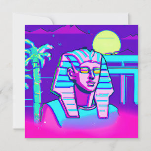 Convite Synthwave Pharaoh