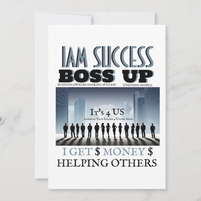 Convite T-Shirt BOSS UP (Frente)