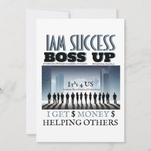 Convite T-Shirt BOSS UP