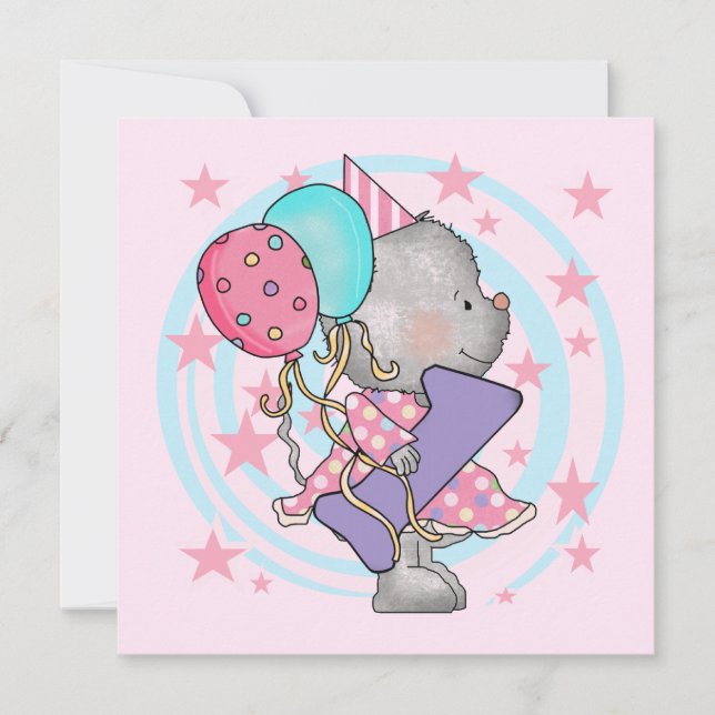 Convite T-shirts e presentes primeiros aniversarios do rat (Frente)