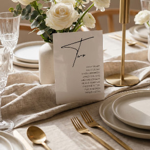 Convite Tabela 2 modelo de número de mesa de casamento mod