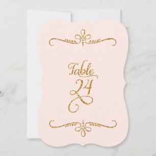 Convite Tabela Número 24, Recepções de Letra de Script de 