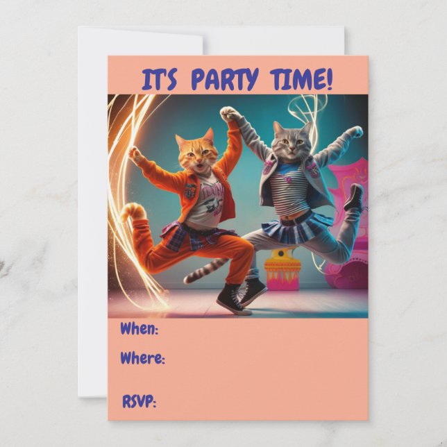 Convite Tabelas de dança (Frente)