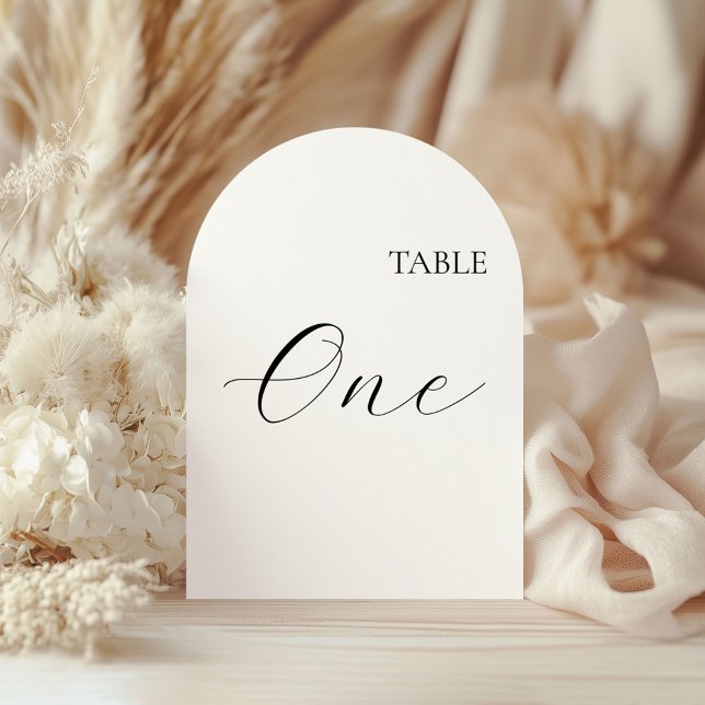 Convite Table Number One Card (Criador carregado)