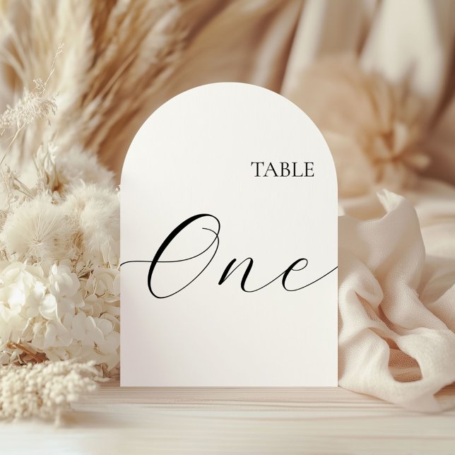 Convite Table Number One Card (Criador carregado)