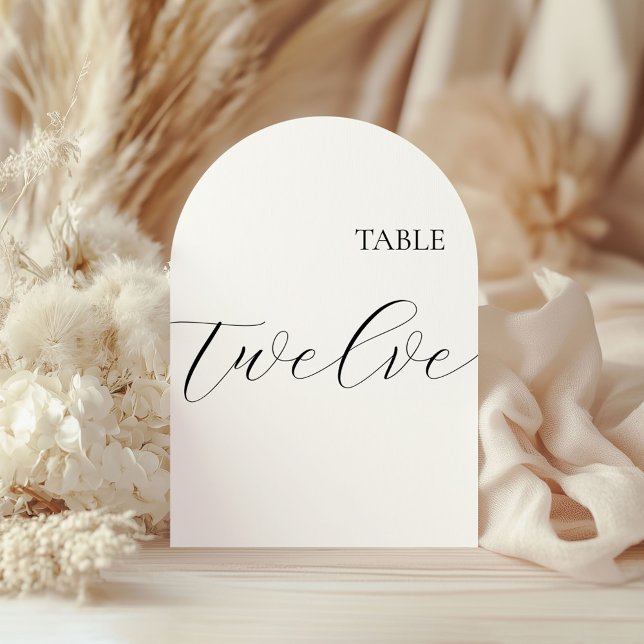 Convite Table Number Twelve Card (Criador carregado)