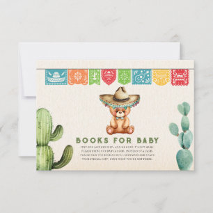 Convite Taco Bear Books para Baby Boy Chá de fraldas Fiest
