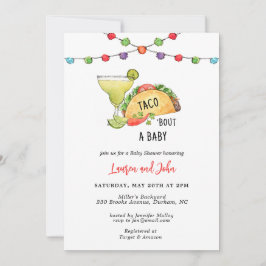 Convite Taco Bout A Baby Casal Fiesta