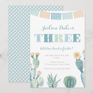 Convite Taco Bout A Festa De aniversário de 3 anos Do Fies