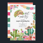 Convite Taco 'Bout A Party 50th Birthday Fiesta Cactus<br><div class="desc">Taco 'Bout A Party 50th Birthday Fiesta Cactus InvitationTodos os designs são © PIXEL PERFECTION PARTY LTD</div>