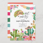 Convite Taco 'Bout A Party 60th Birthday Fiesta Cactus<br><div class="desc">Taco 'Bout A Party 60th Birthday Fiesta Cactus InvitationTodos os designs são © PIXEL PERFECTION PARTY LTD</div>