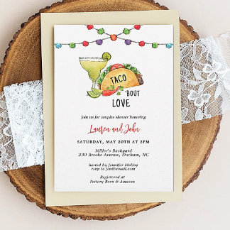 Convite Taco Bout Love Casal Fiesta