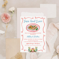 Taco Colorido Mexicano sobre Chá de Casais de Amor