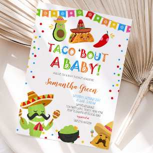 Convite Taco Sobre um Chá de Bebê