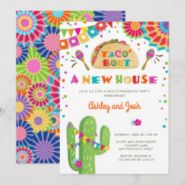 Convite Taco Sobre Uma Nova Casa Festa De Aquecimento