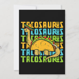 Convite Tacosaurus Taco Saurus Cinco De Mayo Funny Taco Di