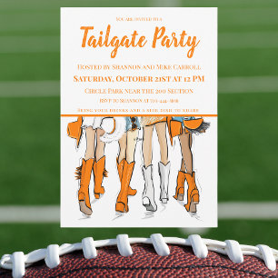 Convite Tailgate Party Tennessee Ladies Cowboy Boots