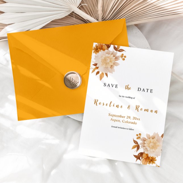 Convite TALIA Boho Save the Date Template (Criador carregado)