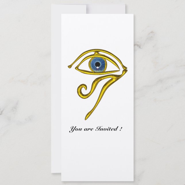 Convite TALISMAN AZUL, Metálico Negro e Prateado (Frente)