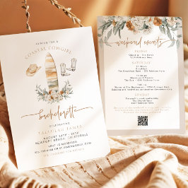 Convite TALLULAH Earthy Boho Coastal Cowgirl Bachelorette