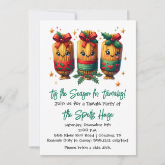 Convite Tamale de Natal