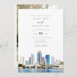 Convite TAMPA BAY Florida Viagem Destino Skyline