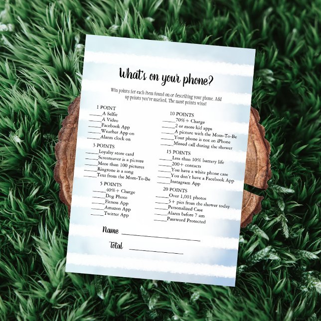 Convite Tan Bunny Blue O que há no seu jogo telefônico (Criador carregado)