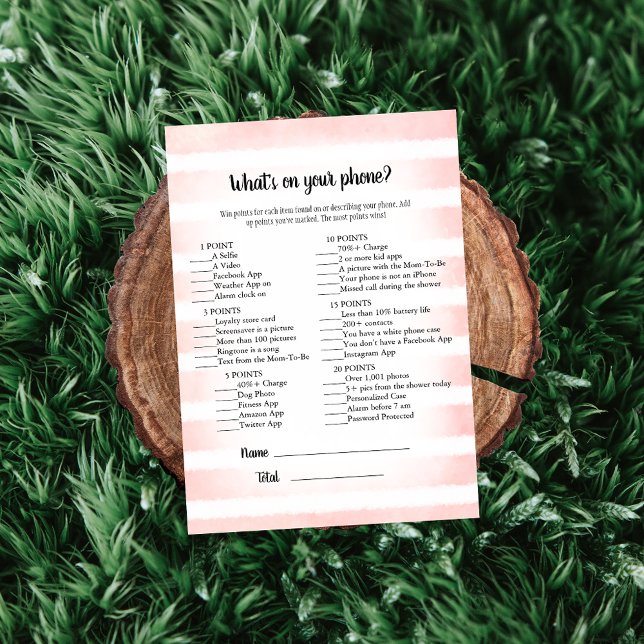 Convite Tan Bunny Pink O que há no seu jogo telefônico (Criador carregado)