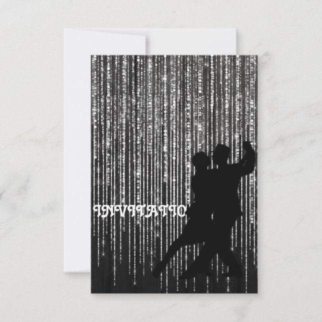 Convite Tango Flamenco para dança latina (Frente)