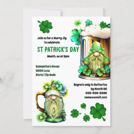 Convite Tankard da aranha-do-carneiro irlandês Leprechaun