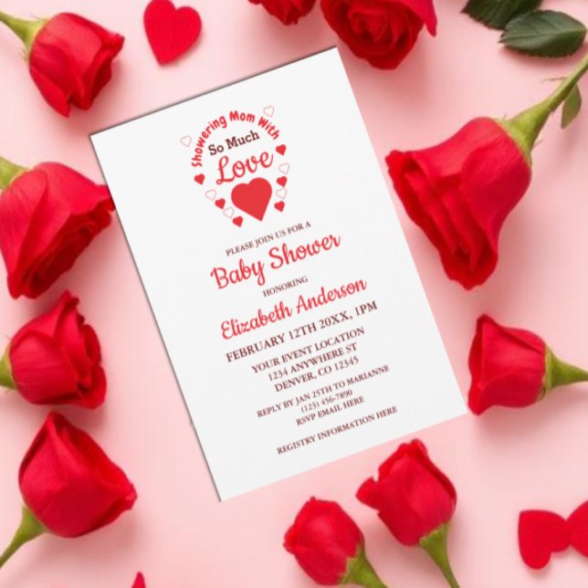 Convite Tanta Chá de fraldas De Amor (Criador carregado)