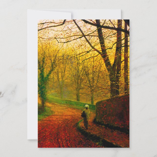 Convite Tarde de Novembro Stapleton Park Grimshaw (Frente)