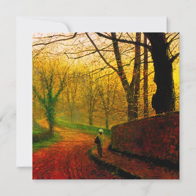 Convite Tarde de Novembro Stapleton Park Grimshaw (Frente)