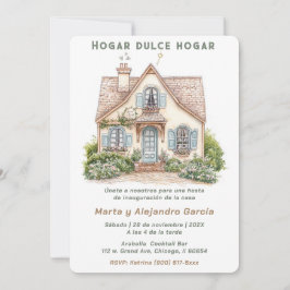 Convite Tarjetas De Invitación Para Inauguración Casa