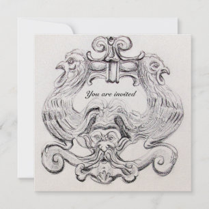 CONVITE TAROT/ ANTIGO FLORENTINE GROTESQUE FANTASIA
